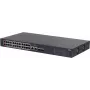 DAHUA CS4226-24ET-375 26-portový Layer 2+ Managed PoE+ switch s 24 Gigabit PoE+ portmi, 2 SFP uplinkmi, 375W budget, bez ventilátora, rackmount