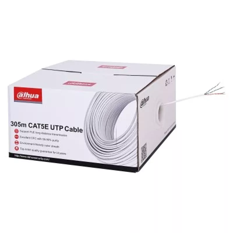 Dahua PFM920I-5EUN Cat5e UTP patch kábel 305m sivý
