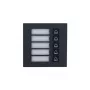 Dahua Technology VTO4202FB-MB5 modul zvončekových tlačidiel, 5 tlačidiel, strieborný/čierny, IP65, IK07
