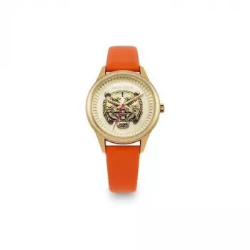 Daisy Dixon DD184OG dámske hodinky 36mm ružové zlato sivá koža