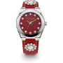 Daisy Dixon dámske analógové quartzové hodinky DD136PS - 36mm puzdro v ružovozlatej farbe, ružový ciferník, ružový remienok z umelej kože