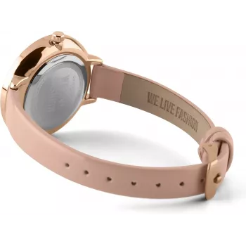 Daisy Dixon dámske quartz analógové hodinky DD088PRG - 36mm ružovozlatý ciferník, ružový kožený remienok