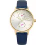 Daisy Dixon dámske hodinky DD086UG 36mm quartz analógové strieborný ciferník sivý kožený remienok