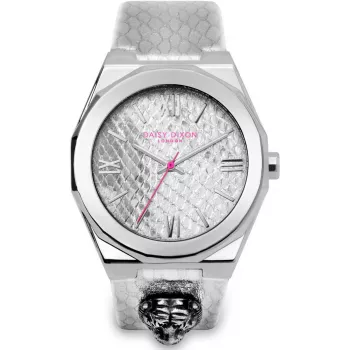 Daisy Dixon dámske hodinky DD117S 36 mm sivý kožený remienok
