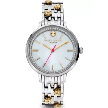 Daisy Dixon dámske hodinky DD158SM 38mm strieborná nehrdzavejúca oceľ mesh