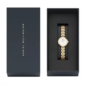 DANIEL WELLINGTON Petite Melrose dámske hodinky 22mm ružové zlato mesh náramok DW00100715