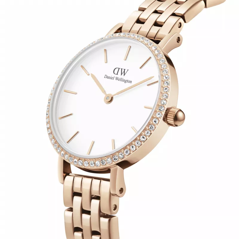 DANIEL WELLINGTON Quadro Mini dámske hodinky DW00100666 28 mm ružové zlato