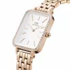 DANIEL WELLINGTON dámske hodinky DW00100672 20mm ružové zlato nerezový mesh