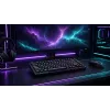 Dark Project ALU81A Terra Nova G3MS Moonstone Switch mechanická klávesnica, US ANSI, čierna