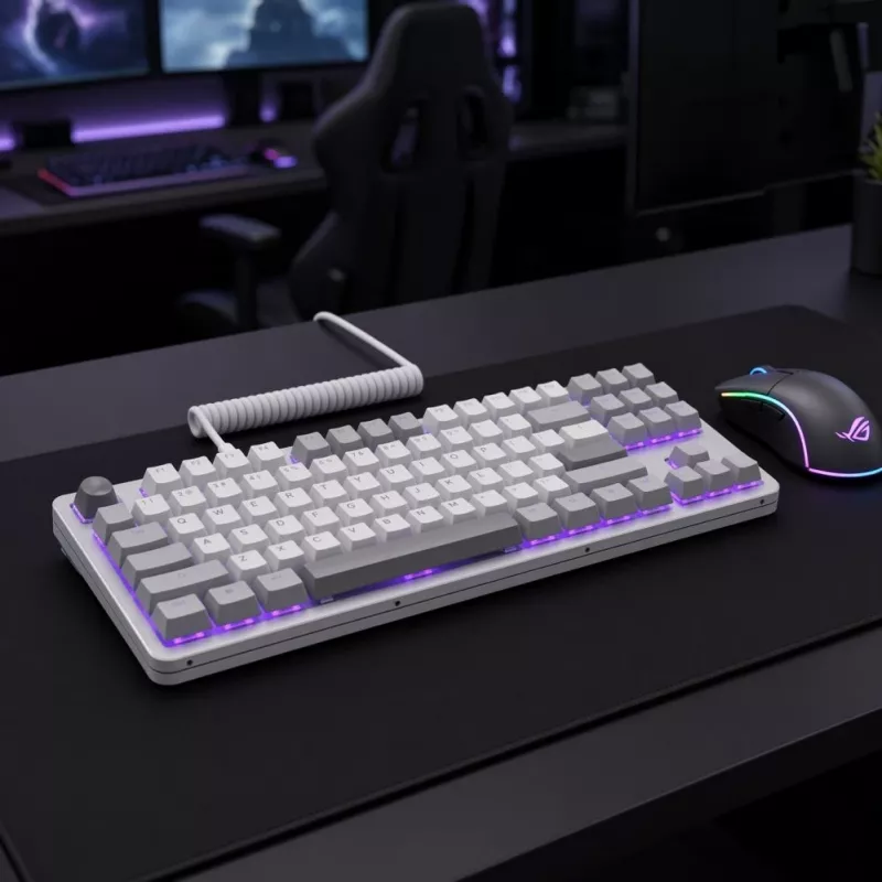 Dark Project ALU87A Daylight klávesnica, G3MS Zircon Switch, RU