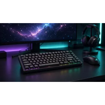Dark Project Terra Nostra G3MS Moonstone Switch TKL mechanická herná klávesnica, US ANSI, čierna