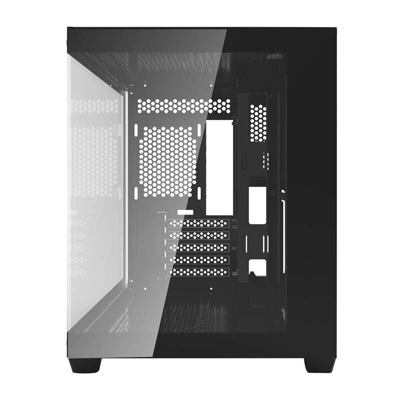 Darkflash C285MP Mid-Tower PC skriňa, bočný panel z tvrdeného skla, ATX, čierna