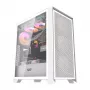 Darkflash DRX70 MESH biela počítačová skriňa Mid-Tower so 4 RGB ventilátormi
