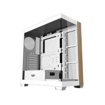 Darkflash DS900W biela Mid-Tower počítačová skriňa, ATX, tvrdené sklo, bez ventilátorov