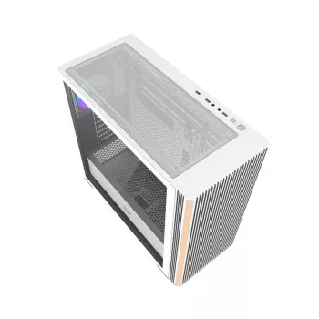 DARKFLASH DS900WS Mid Tower biela skriňa so 4 ARGB ventilátormi