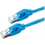 Dätwyler CAT 6 S/FTP patch kábel, RJ-45 konektor samec na RJ-45 konektor samec, 5 m, bezhalogénový, modrý 21.05.0054