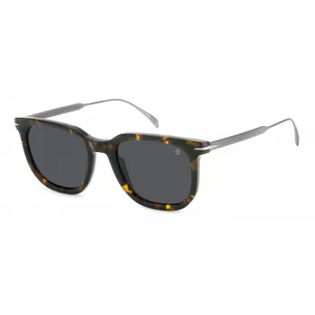 DAVID BECKHAM DB-7119-S-4HU slnečné okuliare Havana hranaté pánske 52 mm