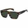 DAVID BECKHAM DB-7132-S-WR9 obdĺžnikové acetátové slnečné okuliare Havana/hnedá 56/18/140 mm
