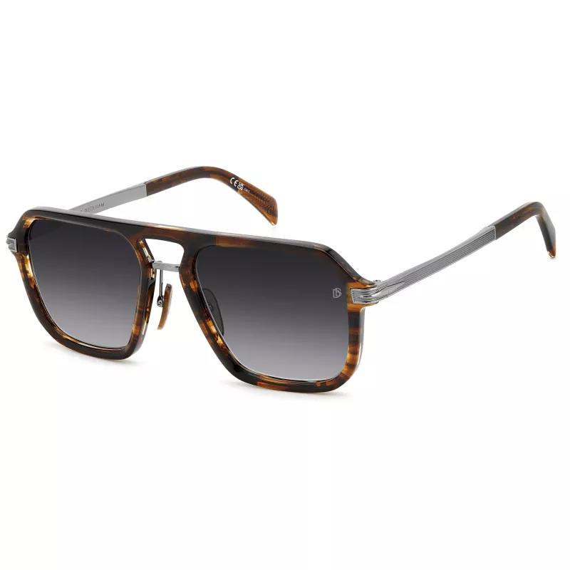 DAVID BECKHAM DB-7136-S-6C5 slnečné okuliare Havana zelená 56/20/145 mm