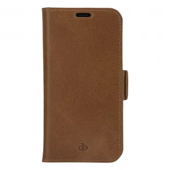dbramante1928 Copenhagen Slim Flip puzdro pre Apple iPhone 13 Pro Max, zrnitá koža, svetlohnedé