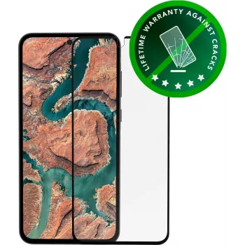 dbramante1928 eco-shield Ochranná fólia displeja pre Samsung Galaxy A35 5G, čierny okraj