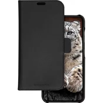 DBRAMANTE1928 Lynge peňaženkové puzdro pre Samsung Galaxy A55 5G - plná useň, čierna LY55GTBL6143