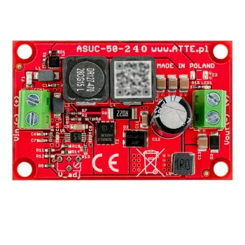 DC/DC menič ATTE ASUC-100-AD0-OF 100W 12V 8,3A DIN lišta