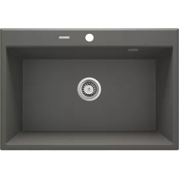 DEANTE 1-drezový granitový kompozitný drez s odkvapkávacou plochou - grafit 780x435mm