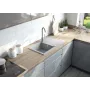 DEANTE 1-drezový granitový drez s odkvapkávačom – Onyx, Fragranite, 620x500mm