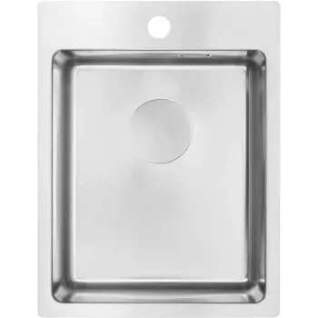 DEANTE 1-miskový oceľový drez Onyx Black žulový kompozitný vstavaný kuchynský drez 530x500mm