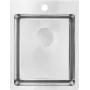 DEANTE 1-miskový oceľový drez Onyx Black žulový kompozitný vstavaný kuchynský drez 530x500mm