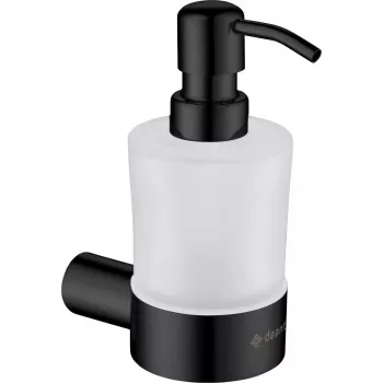 DEANTE ADR_N421 nástenný manuálny dávkovač mydla 500 ml biely ABS so zámkom na kľúč