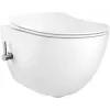 DEANTE CBP 6WPW závesné bidetové WC s integrovanou miešacou batériou, biela, sedadlo Soft-Close