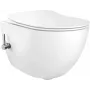DEANTE CBP 6WPW závesné bidetové WC s integrovanou miešacou batériou, biela, sedadlo Soft-Close