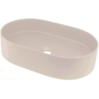DEANTE granitový kompozitný umývadlo s odkvapkávacou plochou - béžová - 780x435 mm