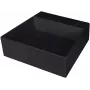 DEANTE granitový kompozitný jednomiskový drez s otvorom pre batériu - kryt, čierna, minimálna šírka skrinky 45 cm