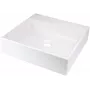 DEANTE Granitové umývadlo na dosku s otvorom pre batériu - 400x400 mm Black Onyx