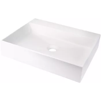 DEANTE granitové umývadlo na dosku s otvorom na batériu - 500x400 mm antracitová sivá