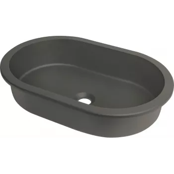 DEANTE granitové umývadlo pod a do dosky grafit 500x440mm