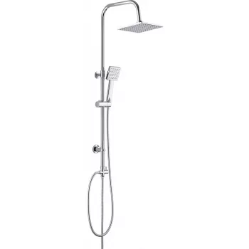 DEANTE NAC 01FK 1-funkčná sprchová hlavica, dažďový prúd, chróm, 100 mm