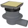 DEANTE Point Drain - reverzibilný 100x100 mm nerezový sprchový odtok