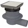 DEANTE Point Odtok - reverzibilný nerezový sprchový odtok 150x150mm
