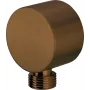 Deante Cascada NAC_C54K Okrúhle uhlové pripojenie pre sprchovú hadicu, 1/2 palca, brúsený bronz