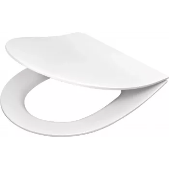 DEANTE Slim Soft-Close WC sedátko D-tvar biela duroplast