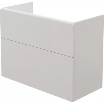 DEANTE Smart nástenná umývadlová skrinka bez umývadlovej dosky, biela vysoký lesk, 2 soft-close zásuvky, 60 cm