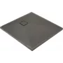 DEANTE Štvorcová granitová sprchová vaňa 80x80 cm grafit