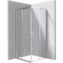 DEANTE štvorcová sprchová kabína 80x80 cm chrómový rám dvojité posuvné dvere
