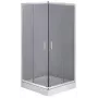 DEANTE sprchový kút štvorcový 80x80 cm chróm bezpečnostné sklo