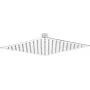 DEANTE sprchová hlavica z ocele - 250x250 mm - štvorcová dažďová sprchová hlavica