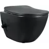 DEANTE toaleta s bidetovou funkciou - s miešacou batériou, stojaca WC, bezokrajová, Dual Flush 3/5L, biela, keramika, soft-close sedadlo